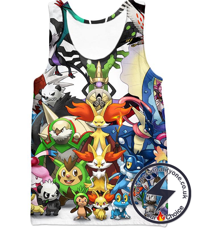 Pokemon Awesome Pokemon X and Y Series All in One Cool Zip Up Hoodie